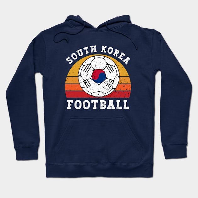 South Korea Football Lover Hoodie by footballomatic